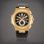 Nautilus, Reference 5980 | A pink gold flyback chronograph wristwatch with date, Circa 2016 | 百達翡麗 | Nautilus 型號5980 | 粉紅金飛返計時腕錶，備日期顯示，約2016年製