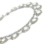 Tiffany & Co., designed in the Studio of Louis Comfort Tiffany | Sapphire and moonstone necklace, circa 1915