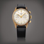 Carrera 45, Reference 3648S | A yellow gold plated and stainless steel chronograph wristwatch | Circa 1965