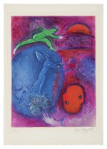 MARC CHAGALL | LAMON'S AND DRYAS'S DREAM (M. 311; SEE C. BKS. 46)