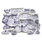 A very extensive assembled Royal Copenhagen ‘Blue Lace’ dinner, dessert, tea and coffee service, 19th and 20th century