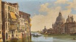 The Grand Canal with a View of the Santa Maria della Salute