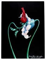 Gerald Scarfe | Pink Floyd – The Wall | The Flowers, oil on canvas