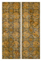 A pair of silk embroidered 'boys' panels, Qing dynasty, 19th century | 清十九世紀 刺繡嬰戲圖掛屏一對