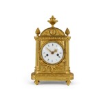 A Louis XVI Gilt-Bronze Mantel Clock, the Case Attributed to Robert Osmond, the Movement Signed Richard Fevrier, Dated 1776
