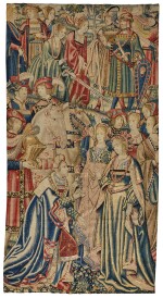An allegorical tapestry fragment, Southern Netherlands, probably Brussels, first quarter 16th century
