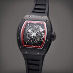 RM055 AN Ti Bubba Watson Red Drive | A limited edition black titanium skeletonized wristwatch, Made for the Americas, Circa 2013
