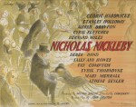 THE LIFE AND ADVENTURES OF NICHOLAS NICKLEBY (1947) POSTER, BRITISH
