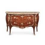 A Royal Louis XV Gilt-Bronze Mounted Kingwood and Parquetry Commode by Coulon, Mid-18th Century