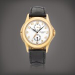 Reference 5134 | A pink gold dual time zone wristwatch with 24 hours indication, Circa 2002 | 百達翡麗 | 型號5134 | 粉紅金兩地時間腕錶，備24小時顯示，約2002年製