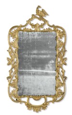 A George III carved giltwood mirror, possibly Irish, circa 1760