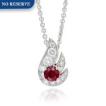 GRAFF | RUBY AND DIAMOND PENDANT NECKLACE
