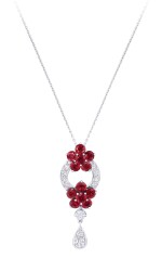 GRAFF | RUBY AND DIAMOND PENDANT-NECKLACE