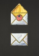 Design of a card holder in a form of an envelope with accompanying NFT  Circa 1988