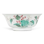 A famille-rose 'floral' bowl, Mark and period of Yongzheng  |  清雍正 粉彩沒骨花卉紋盌 《大清雍正年製》款