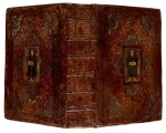 Bookbinding by Paul Droscher, German, late sixteenth century, with portraits of Luther and Melanchthon