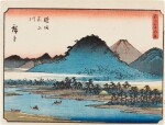 Utagawa Hiroshige (1797-1858) | Fuji River in Suruga Province (Suruga Fujikawa) | Edo period, 19th century