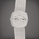 Reference 612401 A4 | A white gold dual time bracelet watch with two movements | Circa 1975 