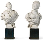 A pair of Sèvres Royal portrait busts of Louis XVI and Marie-Antoinette, circa 1786-88