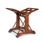 A GEORGE IV MAHOGANY FOLIO STAND, CIRCA 1825, IN THE MANNER OF GILLOWS