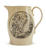 (American Revolution) | A rare transferware jug, celebrating the newly formed United States