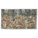 A Flemish Tapestry Panel of a Boar Hunt, Second Half 16th Century