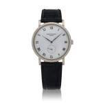 Calatrava, Ref. 3919G White gold wristwatch with Clous de Paris bezel Circa 2003