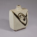 Hamada Shoji (1894-1978) | A stoneware bottle vase | Showa period, 20th century