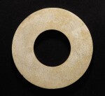 A JADE RING, HUAN NEOLITHIC PERIOD, LIANGZHU CULTURE | 新石器時代 良渚文化玉環