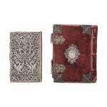 TWO SILVER BOOK BINDINGS, 19TH CENTURY