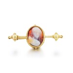 Castellani | Broche agate et or | Agate and gold brooch