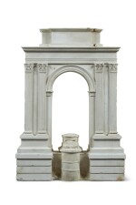 A PLASTER MAQUETTE FOR A TRIUMPHAL ARCH, 19TH CENTURY