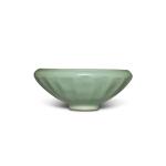 A lobed 'Longquan' celadon-glazed 'lotus' bowl, Southern Song dynasty | 南宋 龍泉窰青釉蓮瓣紋束口盌