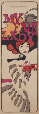 My Fair Lady (1964), first Polish release poster (1967)