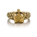 A Royal commemorative gold ring, circa 1821