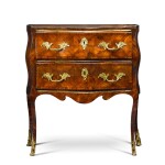 A South Italian kingwood parquetry commode, probably Sicily, circa 1760