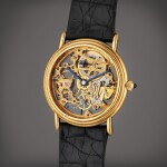 Reference 161092-0001 | A yellow gold skeletonized wristwatch, Circa 1985