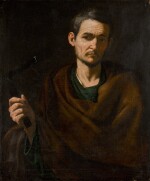 STUDIO OF JUSEPE DE RIBERA, CALLED LO SPAGNOLETTO  |  Saint Philip, half-length, holding a crucifix