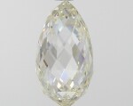A 2.87 Carat Briolette Diamond, U-V Color, VS1 Clarity