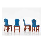 Set of Four Keyhole Chairs