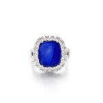 Sapphire and Diamond Ring | 12.79克拉 天然「緬甸」未經加熱藍寶石 配 鑽石 戒指