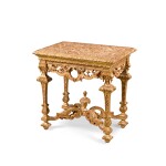 A William and Mary giltwood and gilt-gesso side table, circa 1700, attributed to the Pelletier family