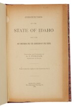 Idaho | An early printing of the Idaho state constitution 