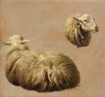 EUGÈNE VERBOECKHOVEN | STUDIES FOR A SHEEP