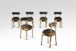 Ensemble de six chaises Lupa, de la collection Brazilian Baroque