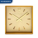 Rolex | A gilt brass wall clock, Circa 1980 | 勞力士 | 鍍金銅製掛牆鐘，約1980年製