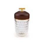Limited Edition Crystal and Wood Folia Portable Lamp