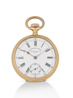 PATEK PHILIPPE | CHRONOMETRO GONDOLO PINK GOLD OPEN-FACED WATCH  MADE IN 1902