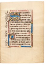 Commendation of Souls, 8 leaves from a book of hours, manuscript on vellum, [France, early 15th century]