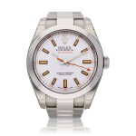 Reference 116400 Milgauss | A stainless steel anti-magnetic wristwatch with bracelet, Circa 2007